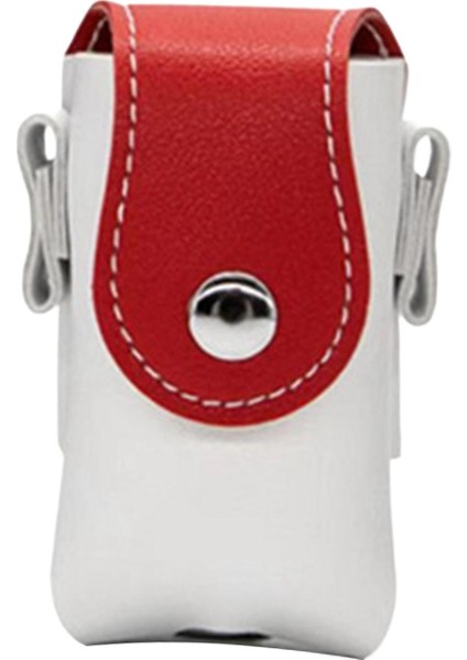 Golf Topu Kılıfı Çanta Taşıma Pu Konteyner Kılıfı Taşınabilir Tee Tutucu Golf Topu Kırmızı Beyaz (Yurt Dışından) fiyatları