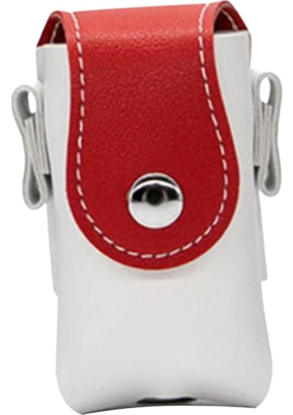 Golf Topu Kılıfı Çanta Taşıma Pu Konteyner Kılıfı Taşınabilir Tee Tutucu Golf Topu Kırmızı Beyaz (Yurt Dışından) modelleri