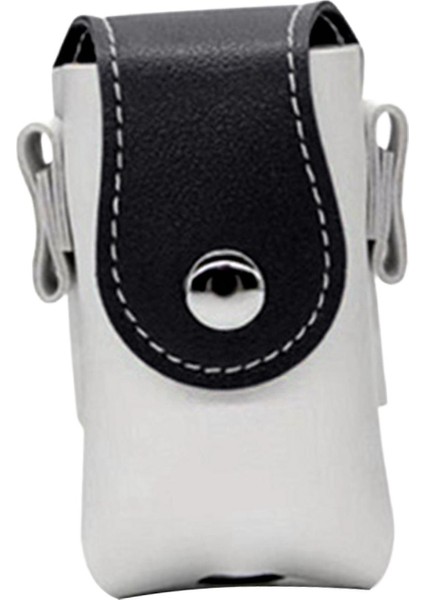 Golf Topu Kılıfı Çanta Taşıma Pu Konteyner Kılıfı Taşınabilir Tee Tutucu Golf Topu Siyah Beyaz (Yurt Dışından) fiyatları