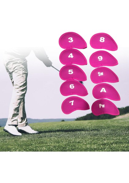 10X Golf Ütü Başörtüsü 3 4 5 6 7 8 9 A Sw Pw I Kırmızı (Yurt Dışından) modelleri
