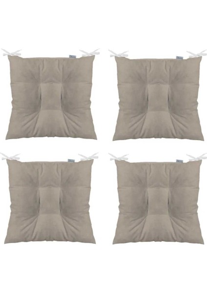 Pofuduk Kare Sandalye Minderi 40 x 40 cm 4 Adet