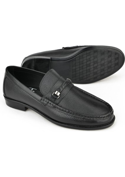 Erkek Deri Ayakkabı 143745Z5418 Siyah fırsatları