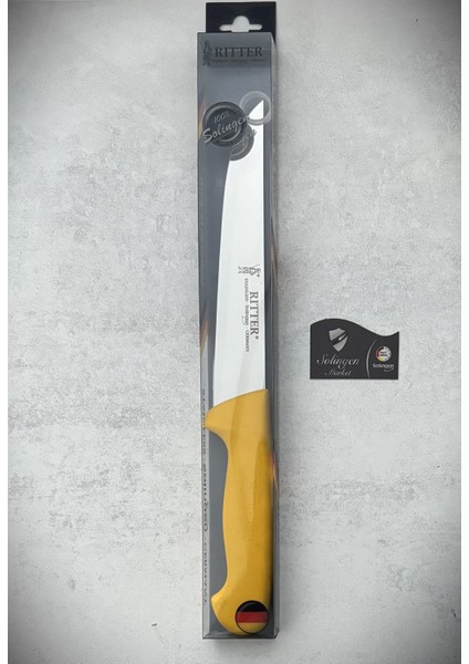 Rıtter Et Doğrama Kasap Ve Mutfak Bıçağı Yeni Model 18 cm Sarı modelleri