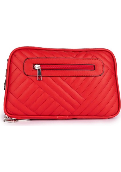 Kadın Günlük Çapraz Omuz Çantası GP.1327 - Kırmızı Kapitone modelleri