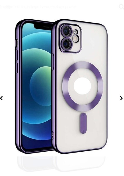 Apple iPhone 11 Uyumlu Kamera Lens Korumalı Wireless Şarj Destekli Demre Kapak