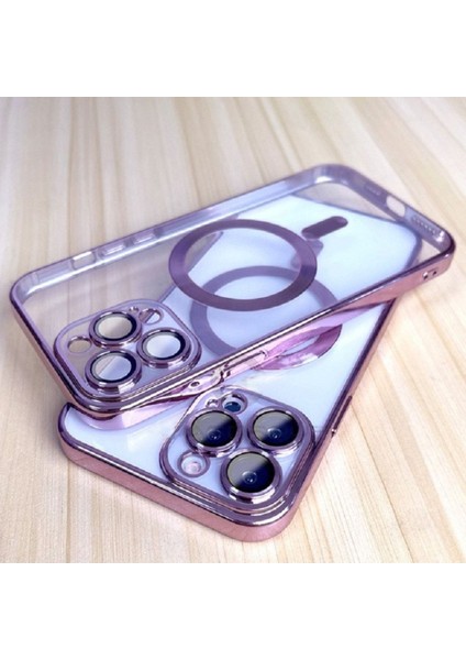 Apple iPhone 12 Uyumlu Kamera Lens Korumalı Wireless Şarj Destekli Demre Kapak