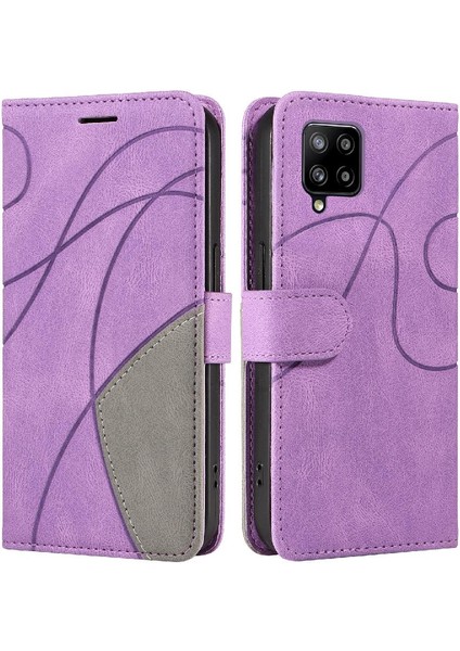 Kart Yuvası Standı ile Samsung Galaxy Case 5g Için Kılıf Pu Deri Flip Folio (Yurt Dışından)