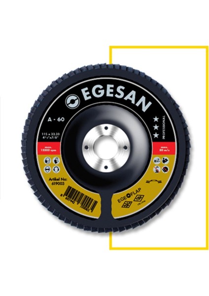 Flap Disk Pro Zk 80 Kum 180X22 mm St Ce Knk