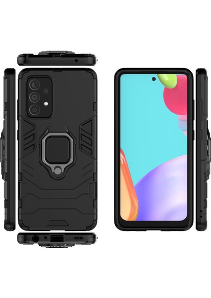 Samsung Galaxy Için Kılıf A52S 5g Darbeye Kapak 360 &deg; Dönen Halka Damla (Yurt Dışından)