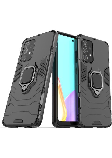 Samsung Galaxy Için Kılıf A52S 5g Darbeye Kapak 360 &deg; Dönen Halka Damla (Yurt Dışından)