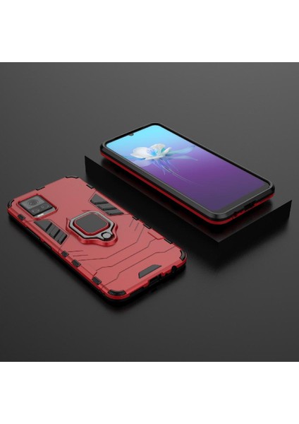 Vıvo V20 Için Kılıf 360 &deg; Dönen Halka Kickstand Darbeye Kapak Askeri (Yurt Dışından) fiyatları