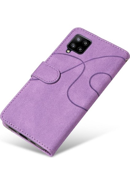 Kart Yuvası Standı ile Samsung Galaxy Case 5g Için Kılıf Pu Deri Flip Folio (Yurt Dışından)