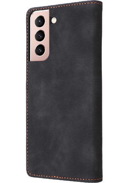 Samsung Galaxy S21 Cüzdan Için Flip Case Basit Iş Kapak Kılıfı (Yurt Dışından) fırsatları