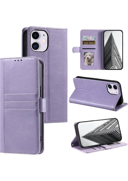 Iphone 11 Için Flip Case Pro Cüzdan 6 Kart Yuvaları Kickstand Pu Deri (Yurt Dışından)