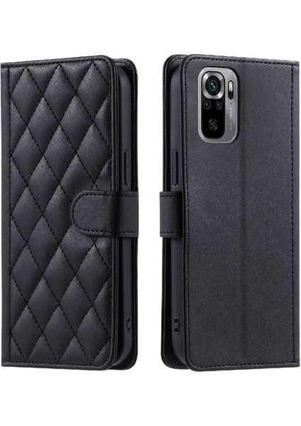 Telefon Kılıfı Için Xiaomi Redmi Not 10 4g Flip Folio Cüzdan Manyetik Kart (Yurt Dışından)