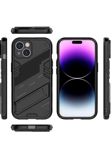 Iphone 14 Için Kılıf Artı Koruyucu Kapak Sağlam Askeri Kickstand (Yurt Dışından)
