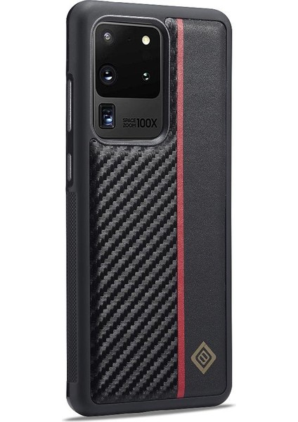 Samsung Galaxy S20 Fe Karbon Fiber Pu Ince Tahıl Pu ile Eklenmiş (Yurt Dışından)