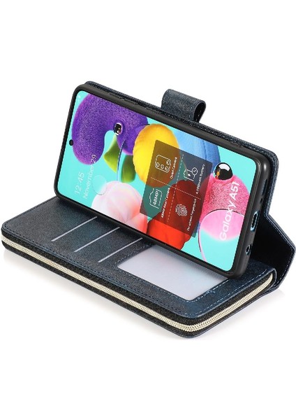 Samsung Galaxy A51 5g Flip Kapak Fermuar Cep Cüzdan Kılıf 9 (Yurt Dışından)