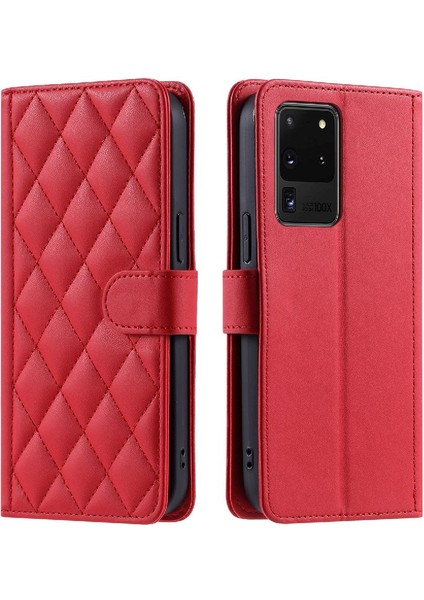 Samsung Galaxy S20 Ultra Kart Yuvaları Için Telefon Kılıfı Tutucu Kafes Manyetik (Yurt Dışından)