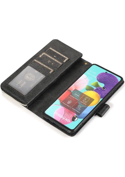 Samsung Galaxy A51 5g Flip Kapak Fermuar Cep Cüzdan Kılıf 9 (Yurt Dışından)