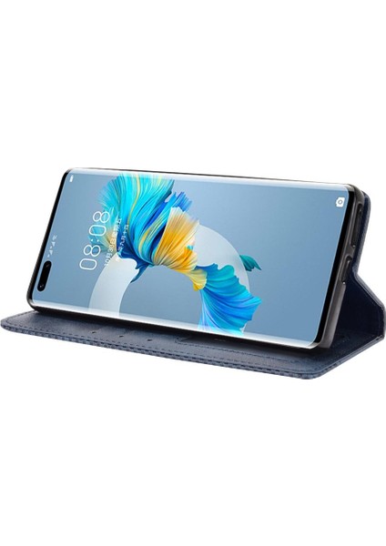 Mays Boutique Huawei Mate 40 Pro Pu Deri Cüzdan Manyetik Kapatma Için Kılıf (Yurt Dışından)