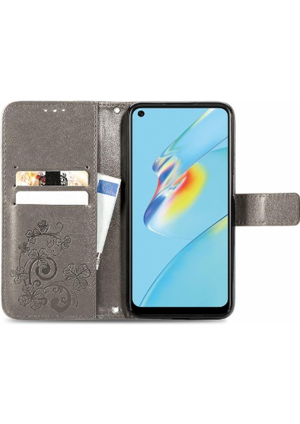 Oppo A54 4g Için Kılıf Kısa Kayış Dört Yapraklı Yonca Deri Kılıf Kapak Çevirin (Yurt Dışından) fırsatları
