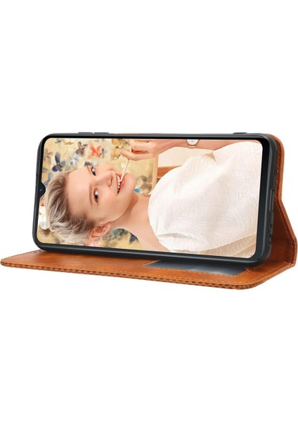 Oukitel C32 Cüzdan Pu Deri Manyetik Kapatma Için Kılıf (Yurt Dışından)