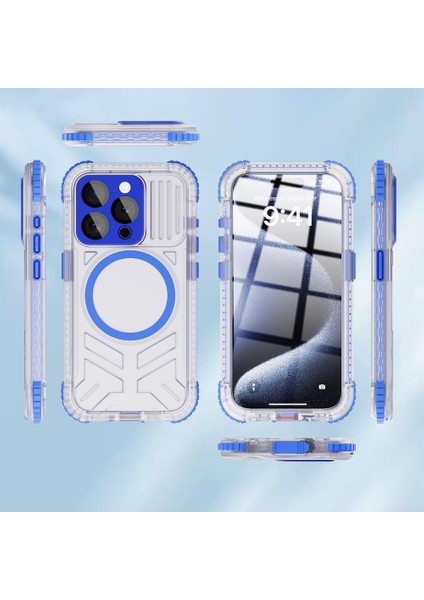 Iphone 15 Pro IP68 Su Geçirmez Tam 12FT Askeri Darbeye Dayanıklı (Yurt Dışından)