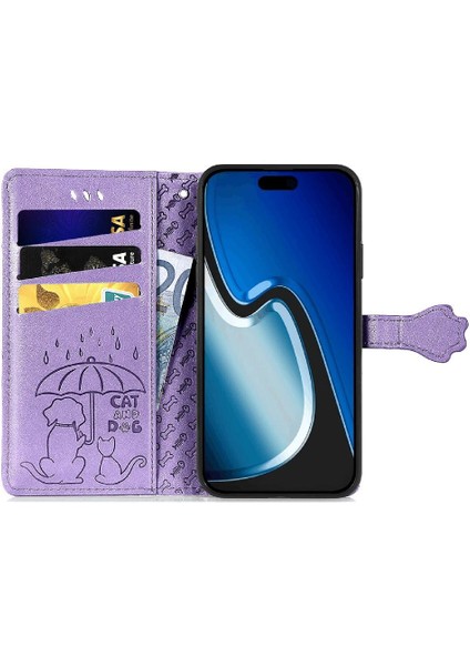 Iphone 15 Için Kılıf Artı Karikatür Hayvanlar Kısa Kayış Darbeye Deri (Yurt Dışından) fırsatları