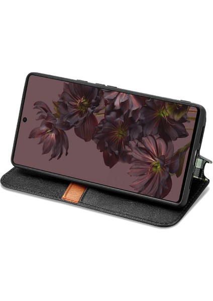 Google Piksel 7 Pro Flip Kapak Kılıf Cüzdan Fonksiyonu Için Kılıf (Yurt Dışından)