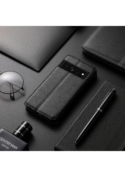 Google Piksel 7 Pro Flip Kapak Kılıf Cüzdan Fonksiyonu Için Kılıf (Yurt Dışından)