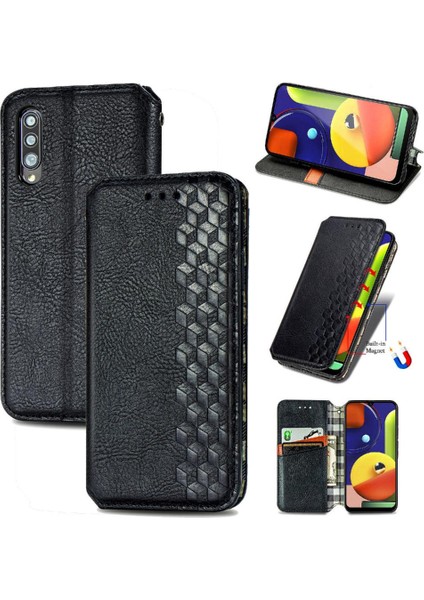 Samsung Galaxy Agalaxy Deri Kılıf Için Zarif Iş Cüzdan Flip Case (Yurt Dışından)