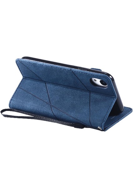 IPhone Xr Pu Deri Kart Tutucu Kickstand Cüzdan Flip Folio (Yurt Dışından)