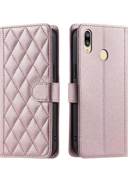Telefon Kılıfı Için Huawei P Akıllı 2019 Flip Folio Cüzdan Kart Yuvaları Tutucu (Yurt Dışından)
