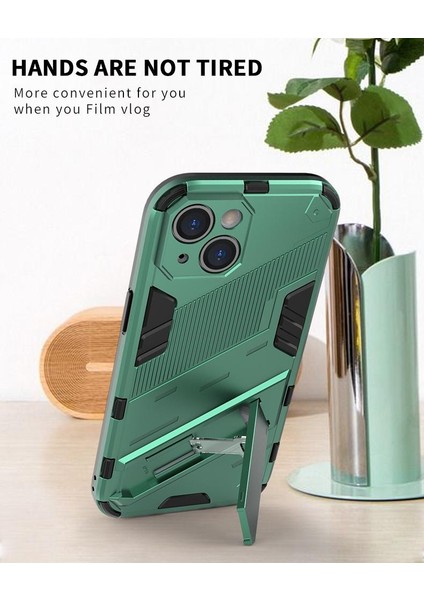 Iphone 14 Için Kılıf Artı Koruyucu Kapak Sağlam Askeri Kickstand (Yurt Dışından)