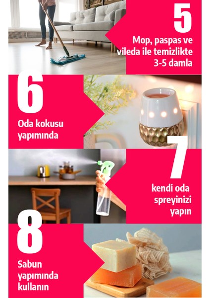 Gül Uçucu Uçucu Yağ 1000 ml Mum Esansı, Oda Kokusu, Hava Nemlendiricisi, Çamaşır Kurutma Topu