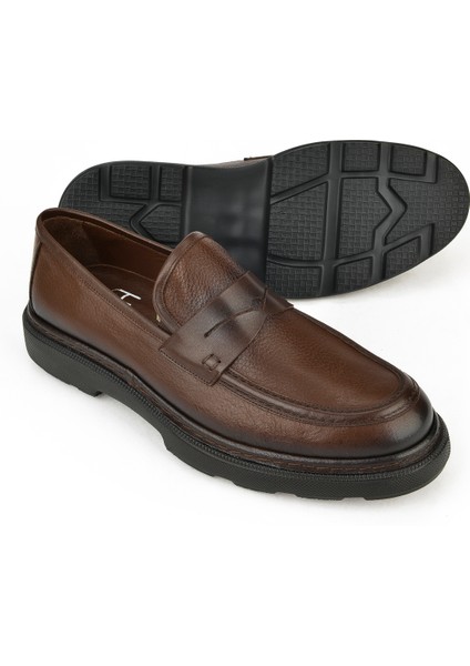 Erkek Deri Ayakkabı 143745Zab0706 Kahve fırsatları