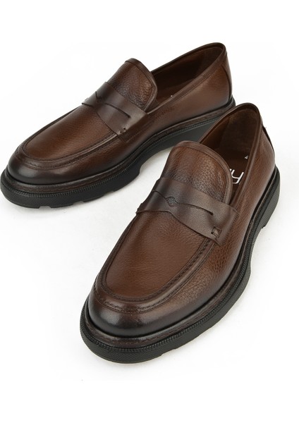 Erkek Deri Ayakkabı 143745Zab0706 Kahve indirimleri
