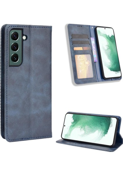 Samsung Galaxy S22 5g Pu Deri Manyetik Kapatma Cüzdan (Yurt Dışından)
