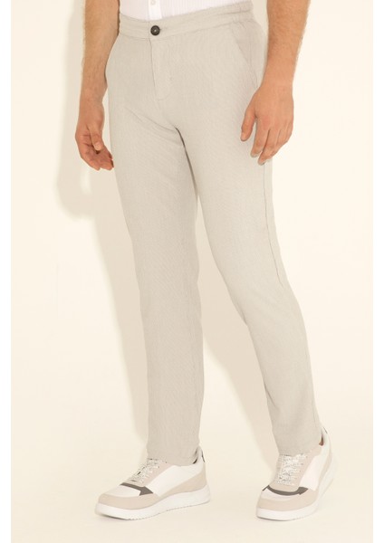 Erkek Gri Pantolon (Kanvas-Chino) 50283365-VR024