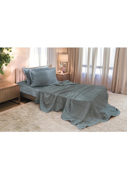 River 3 Parça Tek Kişilik Pike 170X230 Cm, Fıttd. Çarşaf , Yastık Kılıfı Takımı Pamuk
