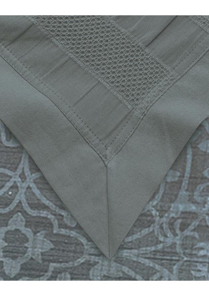 River 3 Parça Tek Kişilik Pike 170X230 Cm, Fıttd. Çarşaf , Yastık Kılıfı Takımı Pamuk