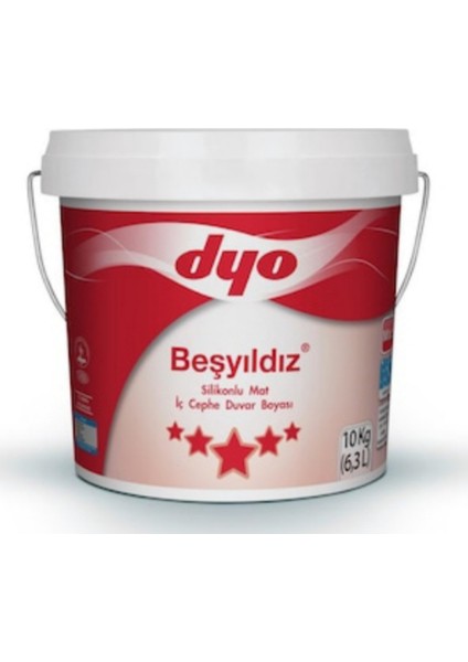 Beşyıldız Silikonlu Mat İç Cephe Duvar Boyası
