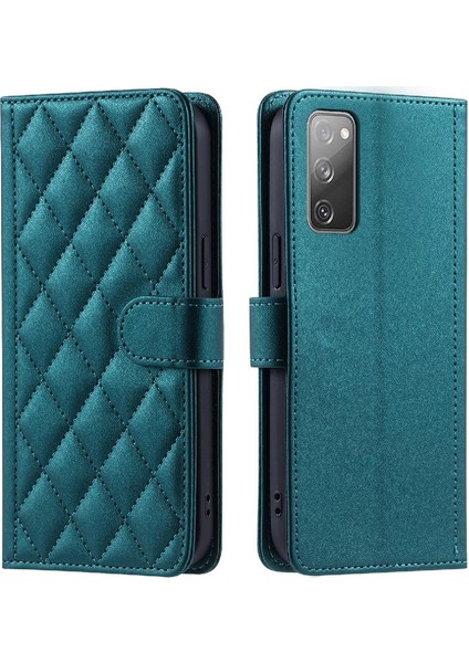 Samsung Galaxy S20 Fe Kafes Flip Için Telefon Kılıfı Folio Cüzdan El Kayışı (Yurt Dışından)