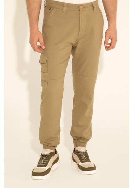 U.S. Polo Assn. Erkek Haki Pantolon (Kanvas-Chino) 50283967-VR027