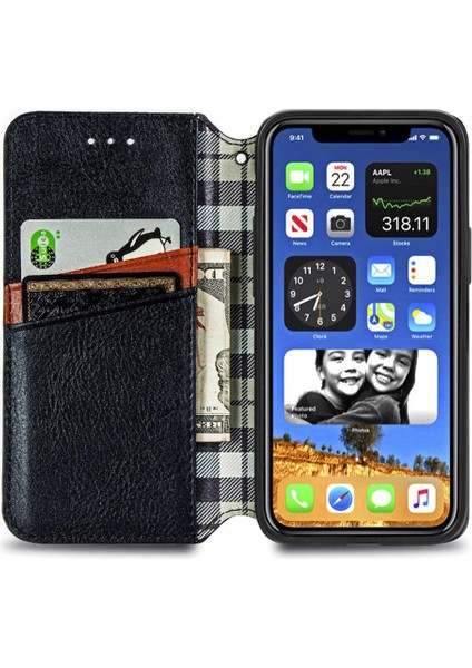 Apple IPhone 12 Pro Kılıf Için Kılıf Zarif Iş Kapak Çevirin (Yurt Dışından)