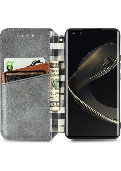 Huawei Nova 11 Pro Cüzdan Fonksiyonu Için Kılıf Kapak Çevirin Deri Kılıf (Yurt Dışından)