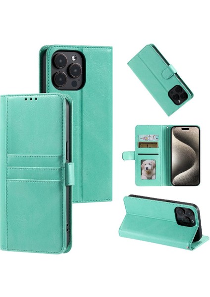 Iphone 11 Için Flip Case Pro Max 6 Kart Yuvaları Cüzdan Kickstand Pu Deri (Yurt Dışından)