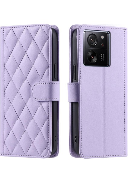 Mays Boutique Telefon Kılıfı Için Xiaomi Redmi K60 Ultra Kafes El Kayışı Flip Folio Kart (Yurt Dışından)