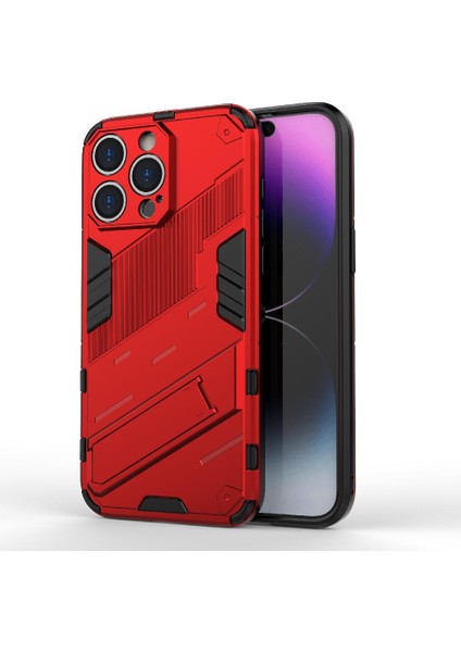Iphone 14 Için Kılıf Pro Max Kickstand Sağlam Askeri Koruyucu Kapak (Yurt Dışından)
